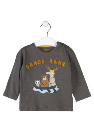 LOSAN AUTOMNE 2022 BÉBÉ GARÇON CHANDAIL GRIS