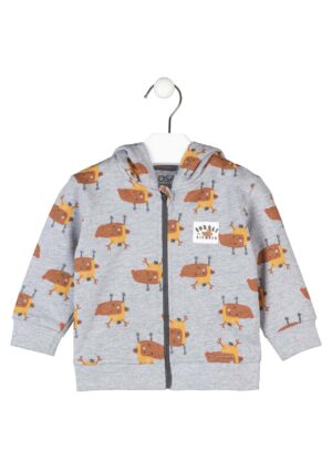 LOSAN AUTOMNE 2022 BÉBÉ GARÇON VESTE GRIS IMPRIMÉ