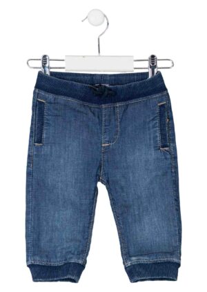 LOSAN AUTOMNE 2022 BÉBÉ GARÇON JEANS MOU STYLE JOGGER