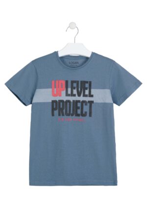 LOSAN AUTOMNE 2022 GRAND GARÇON 8 À 16 ANS T-SHIRT BLEU