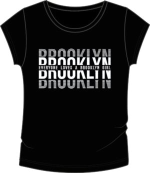 LOSAN AUTOMNE 2022 GRANDE FILLE 8 À 16 ANS T-SHIRT NOIR