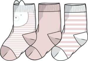 LOSAN BÉBÉ LAYETTE FILLE PETITES CHAUSSETTES
