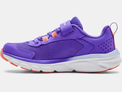 UNDER ARMOUR SOULIER DE COURSE 10.5 à 3 violet/pêche Pre-School UA Assert 9 AC – Image 2