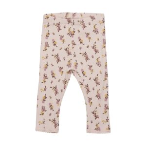 MINYMO AUTOMNE 2022 BÉBÉ FILLE LEGGING RIB FLEURIT