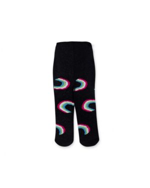 TUCTUC AUTOMNE MAGIC BAS COLLANT NOIR LICORNE ARC EN CIEL