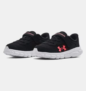UNDER ARMOUR SOULIER DE COURSE 5k à 10k Assert 9 AC pour petite fille noir/violet