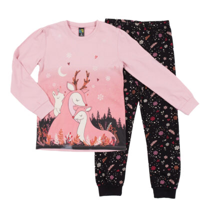 NANO NOEL PYJAMA ROSE PÂLE BAMBI