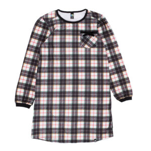 NANO NOEL PYJAMA JAQUETTE À CARREAUX NOIR