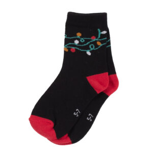 -NANO NOEL UNISEXE CHAUSSETTE NOIR