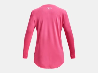 UNDER ARMOUR Fille Armour Tech™ Big Logo Print manche longue rose – Image 2