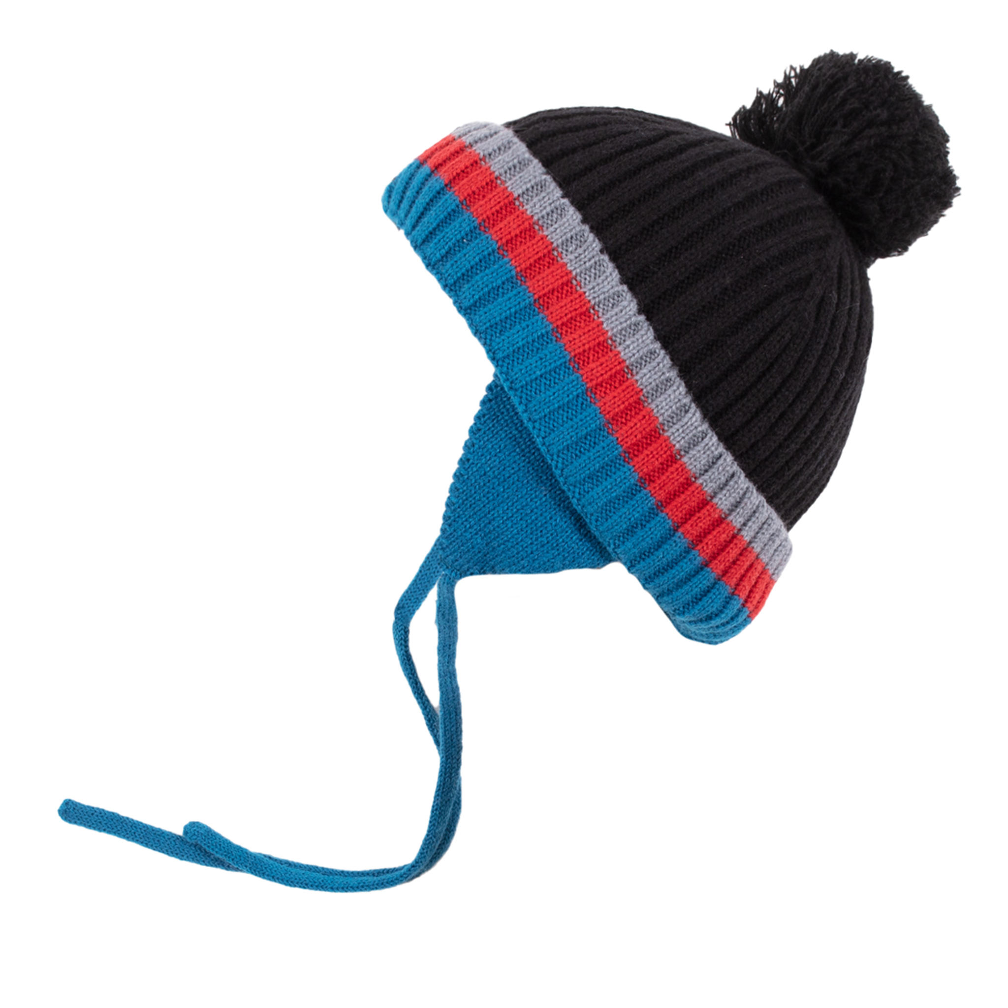 Nike - Tuque 2-4 ans Garçon gris et rouge