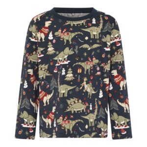 MINYMO NOEL GARÇON CHANDAIL FESTIF MARINE DINO