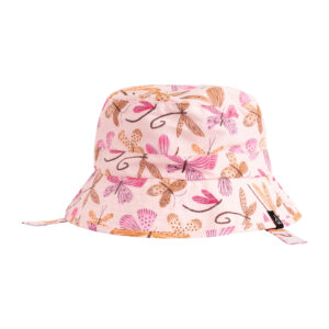 DEUX PAR DEUX PRINTEMPS 2023 MAILLOT LIBELLULES CHAPEAU DE PLAGE ROSE (EN STOCK)