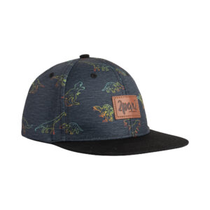 DEUX PAR DEUX PRINTEMPS 2023 DINOSAURES CASQUETTE NOIR (EN STOCK)