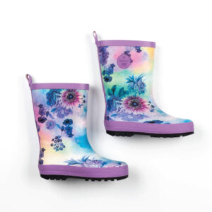 DEUX PAR DEUX PRINTEMPS 2023 BOTTES DE PLUIE TIE DYE FLEURIT (EN STOCK)