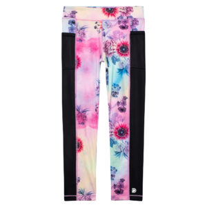 DEUX PAR DEUX PRINTEMPS 2023 TIE DYE FLEURIT LEGGING COLORÉ ATLÉTIQUE (EN STOCK)