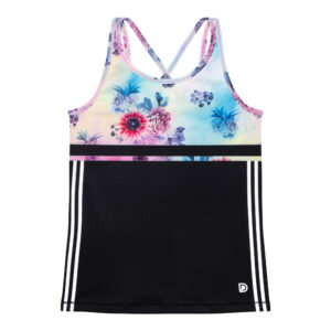 DEUX PAR DEUX PRINTEMPS 2023 TIE DYE FLEURIT CAMISOLE ATLÉTIQUE (EN STOCK)