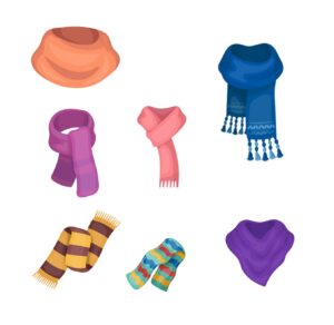 CACHE-COU ET FOULARD