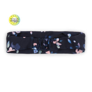 NANO PRINTEMPS 23 MAILLOT FILLE FLEURS NOCTURNES BANDEAU MARINE (EN STOCK)