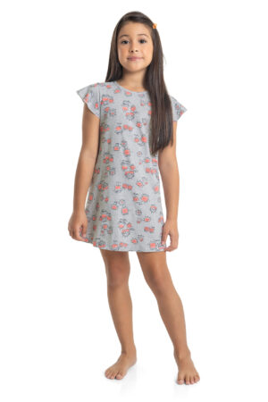 -QUIMBY PRINTEMPS FILLE PYJAMA JAQUETTE GRISE