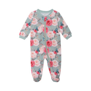 -DEUX PAR DEUX PRINTEMPS 2023 PYJAMA BÉBÉ UNE PIÈCE FLEURIT (EN STOCK)