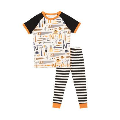 -DEUX PAR DEUX PRINTEMPS 2023 PYJAMA DEUX PIÈCES OUTILS (EN STOCK) – Image 2