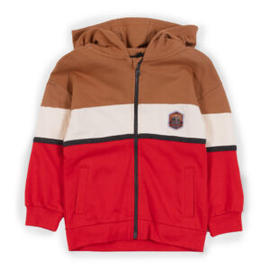 NANO PRINTEMPS 23 EXPLORER LE PASSÉ VESTE À CAPUCHON ROUGE (EN STOCK)