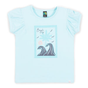 NANO PRINTEMPS 23 VACANCES À LA PLAGE T-SHIRT TURQUOISE (EN STOCK)