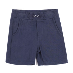 NANO PRINTEMPS 23 BÉBÉ GARÇON RANDONNÉE AVEC LES DINOSAURES SHORT BERMUDA BLEU/GRIS  (EN STOCK)