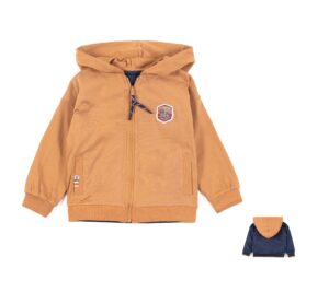 NANO PRINTEMPS 23 BÉBÉ GARÇON RANDONNÉE AVEC LES DINOSAURES VESTE RÉVERSIBLE (EN STOCK)