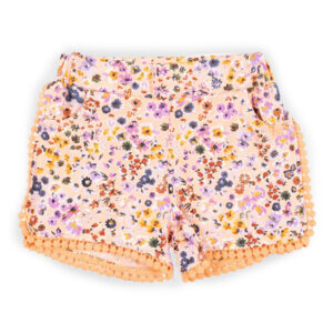 NANO PRINTEMPS 23 BÉBÉ FILLE CHEZ LE FLEURISTE SHORT CORAIL IMPRIMÉ (EN STOCK)