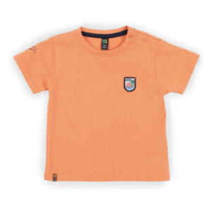 NANO PRINTEMPS 23 BÉBÉ GARÇON AMBIANCE DE PLAGE T-SHIRT ORANGE (EN STOCK)