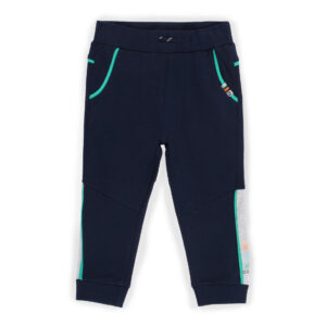 NANO PRINTEMPS 23 BÉBÉ GARÇON AMBIANCE DE PLAGE PANTALON DE JOGGING MARINE (EN STOCK)