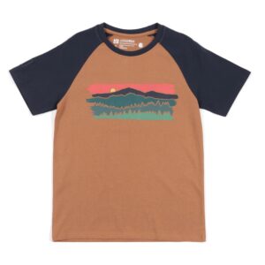 NANO PRINTEMPS 23 DÉTENTE GARÇON T-SHIRT BRUN IMPRIMÉ (EN STOCK)