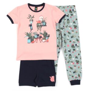 NANO PRINTEMPS 23 PYJAMA 3 PIÈCES CORAIL (EN STOCK)