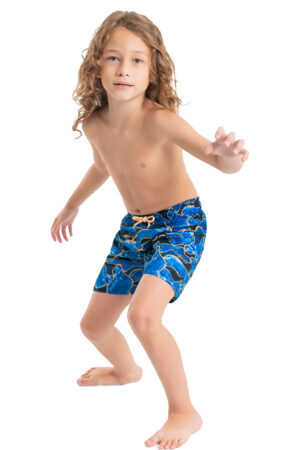 QUIMBY PRINTEMPS 23 GARÇON MAILLOT SHORT MARINE