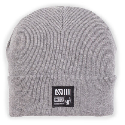 NANO PRINTEMPS TUQUE EN TRICOT BASIC GRIS CHINÉ (EN STOCK)