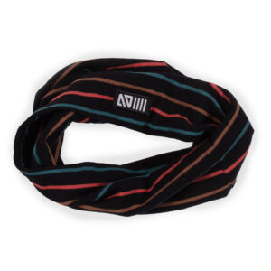 -NANO PRINTEMPS 2023 FOULARD EN JERSEY NOIR LIGNÉ JULES