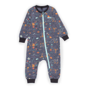 NANO PRINTEMPS 23 PYJAMA UNE PIÈCE CHARCOAL (EN STOCK) IMPRIMÉ