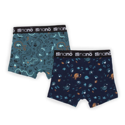 NANO SOUS-VÊTEMENTS PAQUET DE 2 BOXERS MARINE (EN STOCK) – Image 2