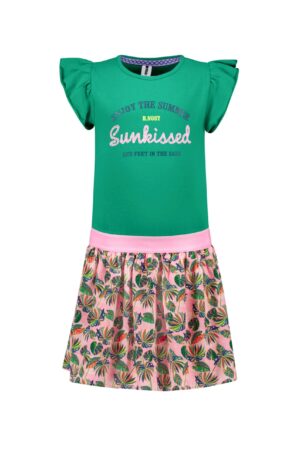 B.NOSY PRINTEMPS 23 B.SUNKISSED ROBE VERT IMPRIMÉE