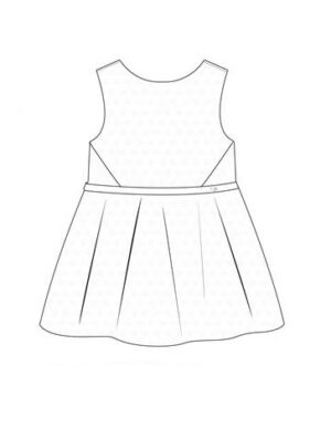 LOSAN PRINTEMPS 23 FILLE CHIC ROBE BLANCHE 2 À 7 ANS