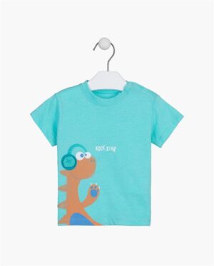 LOSAN PRINTEMPS 23 BÉBÉ GARÇON T-SHIRT VERT IMPRIMÉ