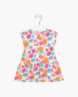 LOSAN PRINTEMPS 23 BÉBÉ FILLE ROBE IMPRIMÉE