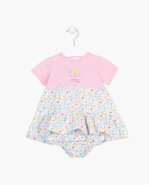 LOSAN PRINTEMPS 23 LAYETTE BÉBÉ FILLE ROBE FLEURIE