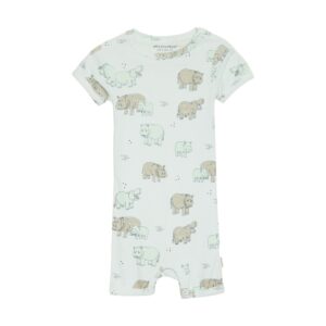 MINYMO PRINTEMPS 23 BÉBÉ GARÇON BARBOTEUSE BLEU PÂLE IMPRIMÉ