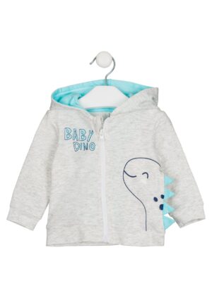 LOSAN BÉBÉ GARÇON DINOSAURE VESTE À CAPUCHON