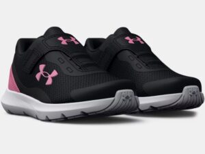 UNDER ARMOUR SOULIER DE COURSE 5k à 10k UA BINF SURGE 3 AC à fermeture réglable noir/rose