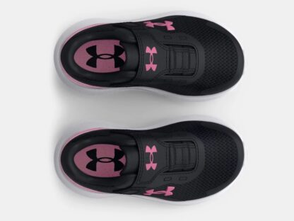 UNDER ARMOUR SOULIER DE COURSE 5k à 10k UA BINF SURGE 3 AC à fermeture réglable noir/rose – Image 2