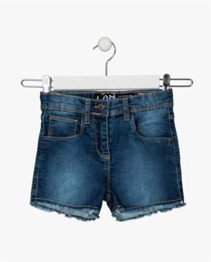 LOSAN PRINTEMPS 23 GRANDE FILLE SHORT JEANS BLEU 10 À 16 ANS